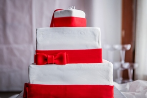 Bass-Deschenes wedding cake, June 9, 2012