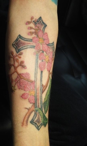 Crepe Myrtle Cross tattoo left.jpg